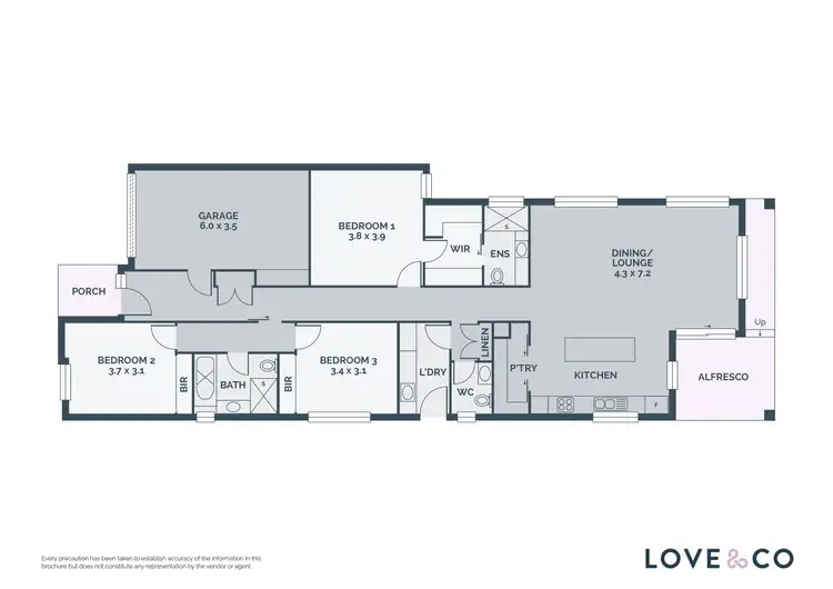 Floorplan of Homely house listing, 4 Berrigan Street, Epping VIC 3076