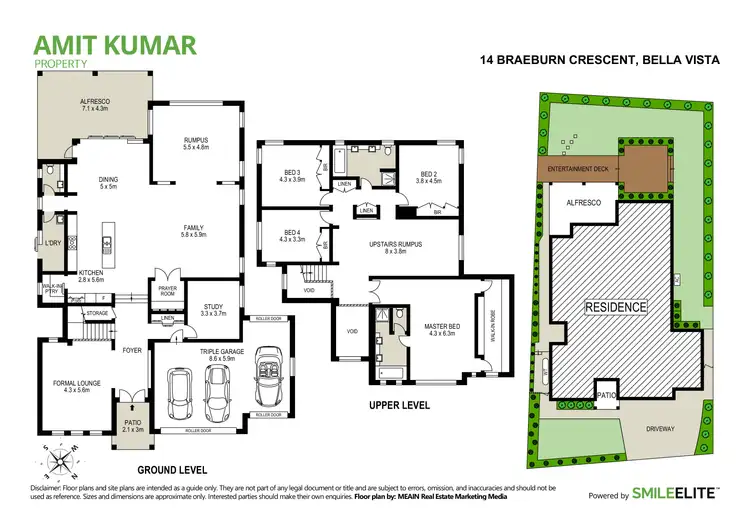 Floorplan of Homely house listing, 14 Braeburn Crescent, Bella Vista NSW 2153