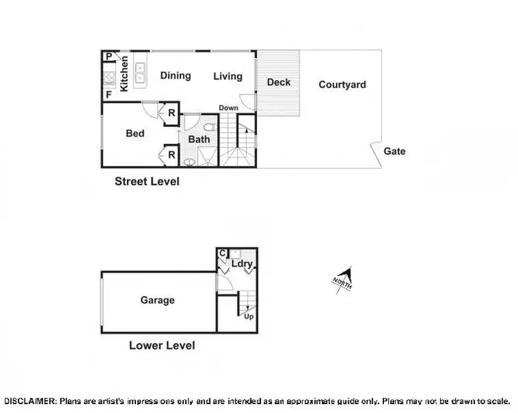 Floorplan of Homely townhouse listing, 3/25 Macrobertson Street, Mawson ACT 2607