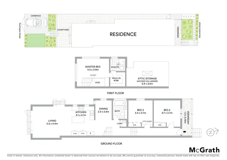 Floorplan of Homely house listing, 9 Devonshire Street, Crows Nest NSW 2065