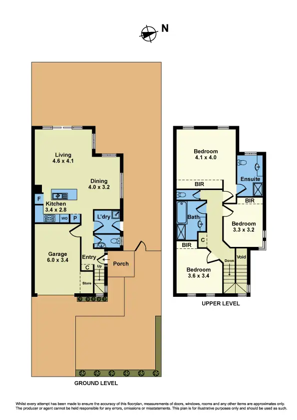 Floorplan of Homely house listing, 29 Lightwood Way, Maidstone VIC 3012