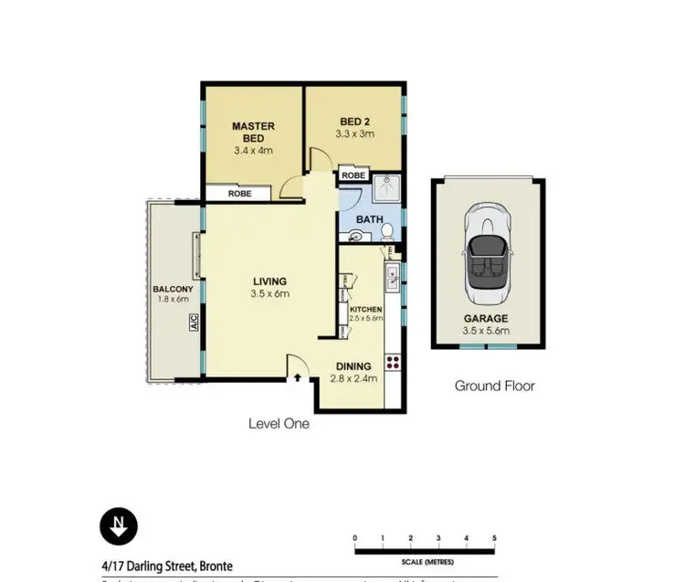 Floorplan of Homely apartment listing, 17 Darling Street, Bronte NSW 2024