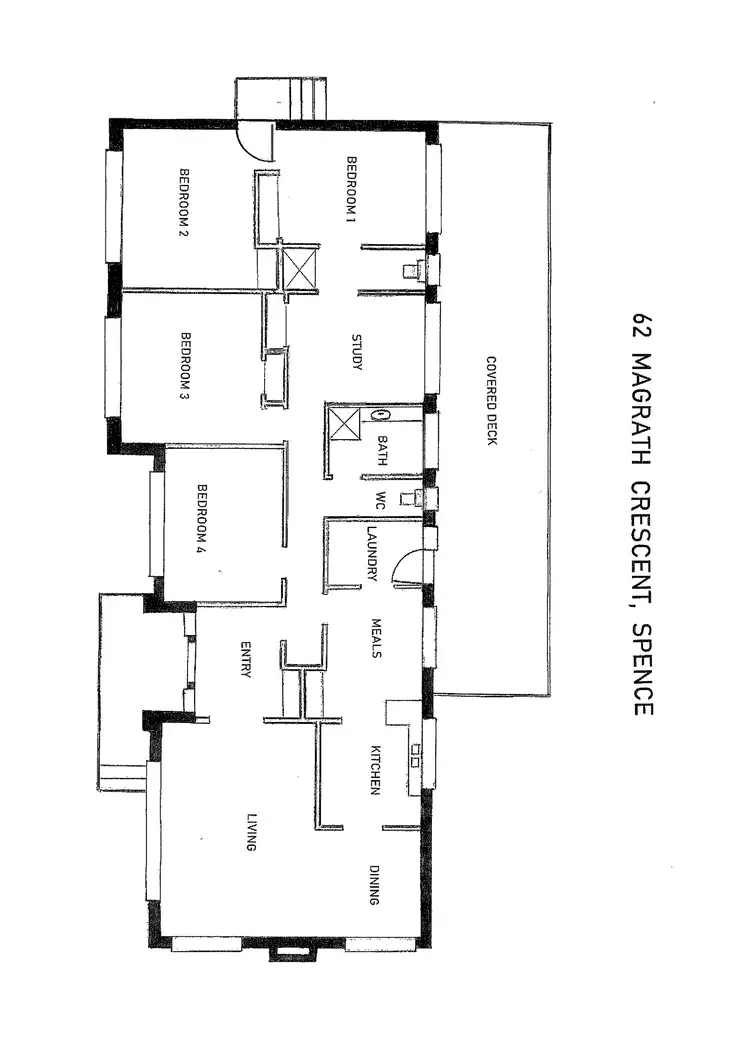 Floorplan of Homely house listing, 62 Magrath Crescent, Spence ACT 2615