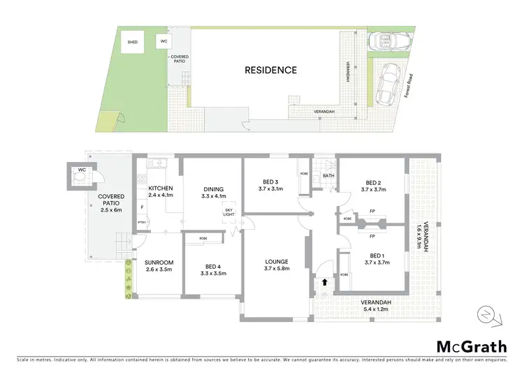 Floorplan of Homely house listing, 176 Forest Road, Arncliffe NSW 2205