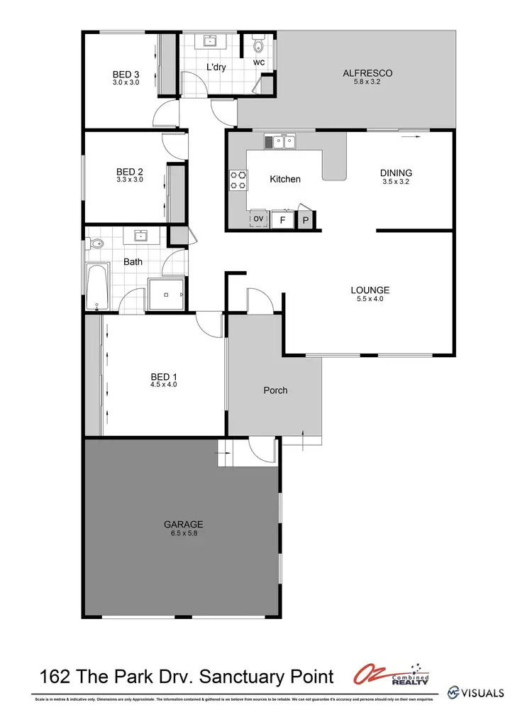 Floorplan of Homely house listing, 162 The Park Drive, Sanctuary Point NSW 2540