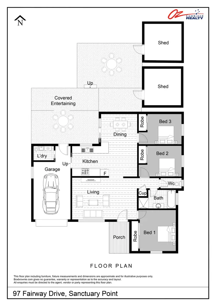 Floorplan of Homely house listing, 97 Fairway Drive, Sanctuary Point NSW 2540