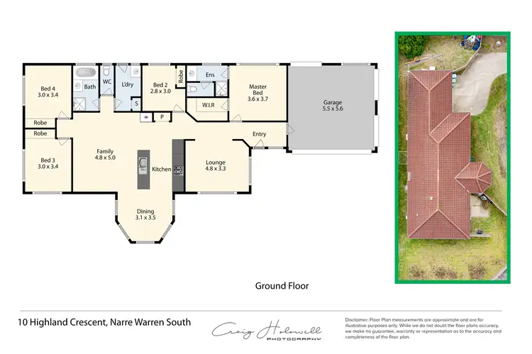 Floorplan of Homely house listing, 10 Highland Crescent, Narre Warren South VIC 3805