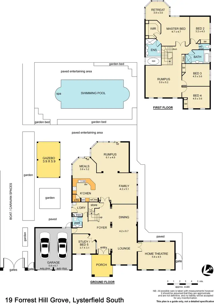 Floorplan of Homely house listing, 19 Forrest Hill Grove, Lysterfield South VIC 3156