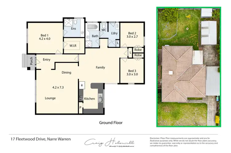 Floorplan of Homely house listing, 17 Fleetwood Drive, Narre Warren VIC 3805