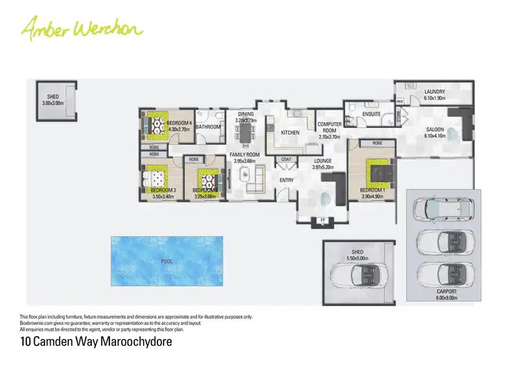 Floorplan of Homely house listing, 10 Camden Way, Maroochydore QLD 4558