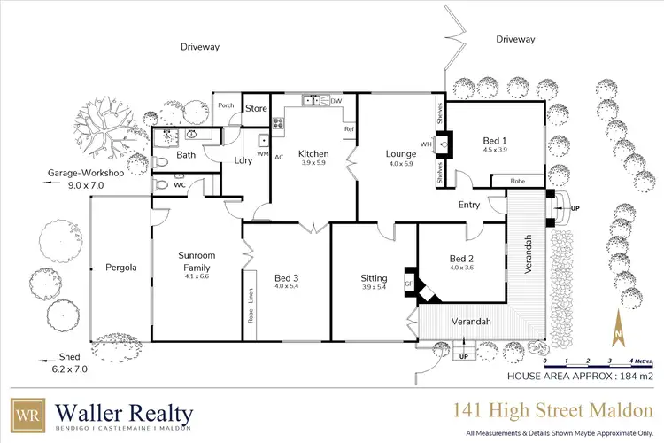 Floorplan of Homely house listing, 141 High Street, Maldon VIC 3463