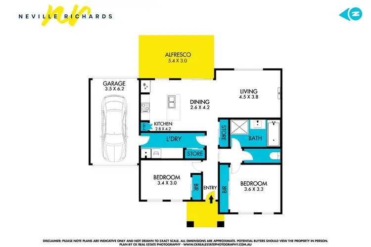 Floorplan of Homely unit listing, 3/51 Ward Street, St Leonards VIC 3223