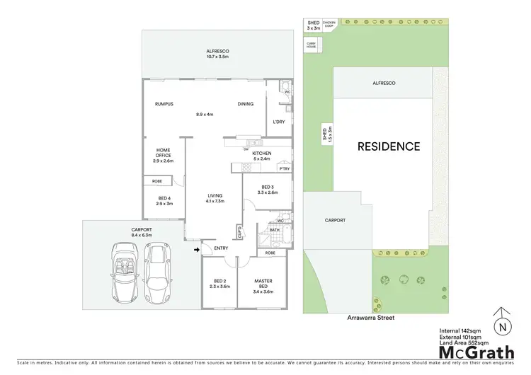 Floorplan of Homely house listing, 7 Arrawarra Street, Narara NSW 2250