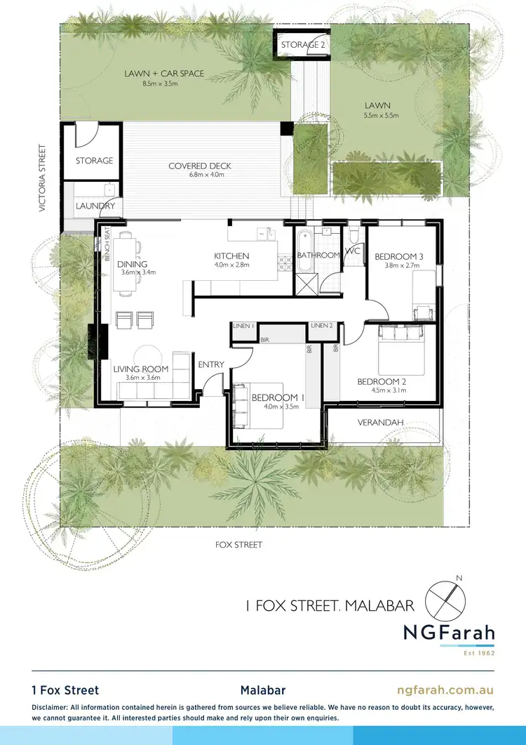 Floorplan of Homely house listing, 1 Fox Street, Malabar NSW 2036