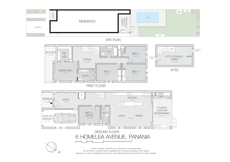 Floorplan of Homely semi-detached listing, 6 Homelea Avenue, Panania NSW 2213