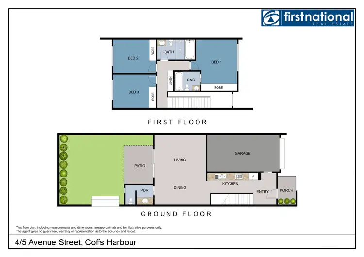 Floorplan of Homely townhouse listing, 4/5 Avenue Street, Coffs Harbour NSW 2450