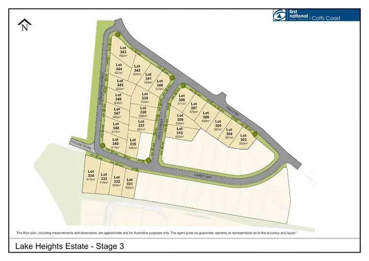 Floorplan of Homely land listing, LOT 305 Halls Road, North Boambee Valley NSW 2450
