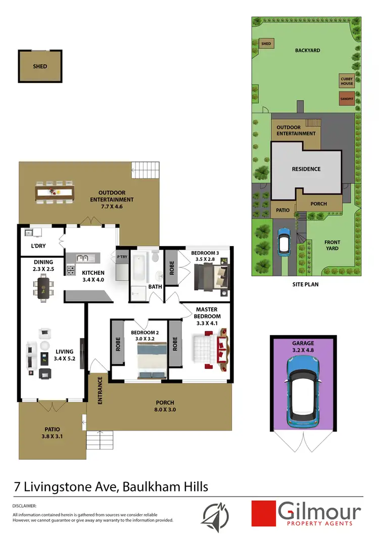 Floorplan of Homely house listing, 7 Livingstone Avenue, Baulkham Hills NSW 2153