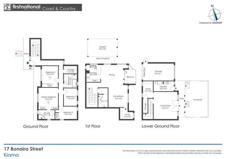 Floorplan of Homely house listing, 17 Bonaira Street, Kiama NSW 2533