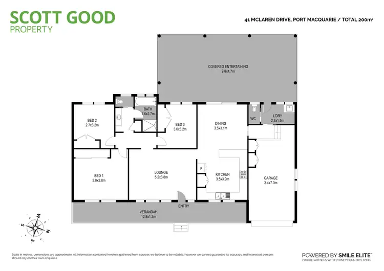 Floorplan of Homely house listing, 41 Mclaren Drive, Port Macquarie NSW 2444