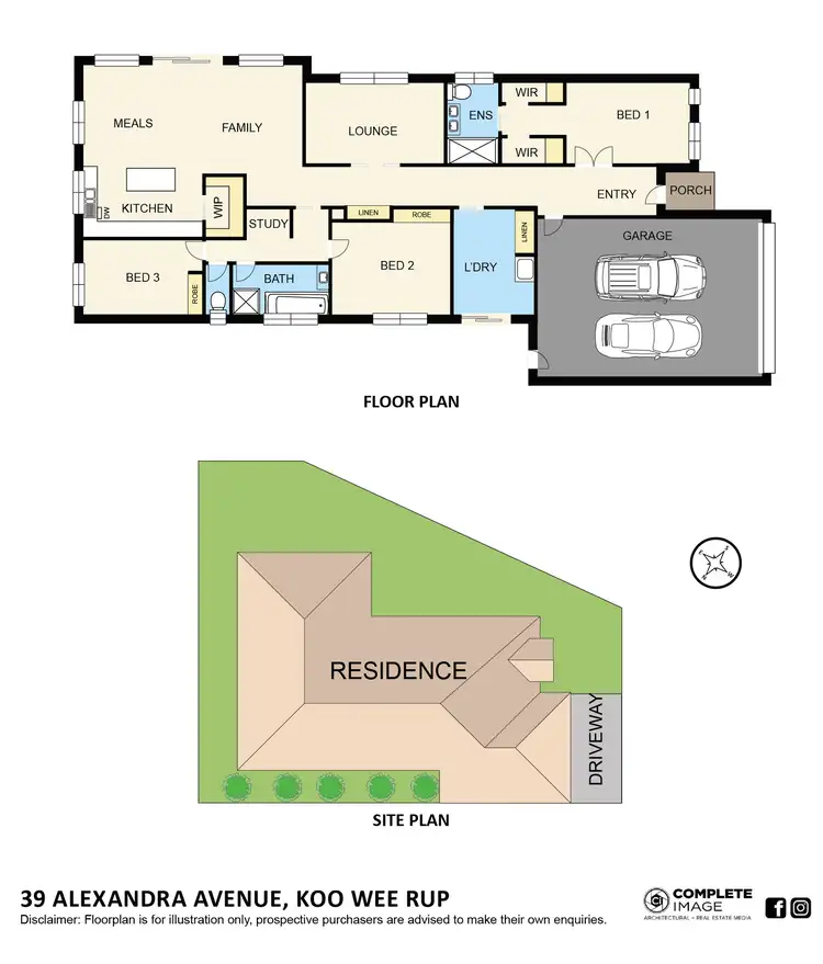Floorplan of Homely house listing, 39 Alexandra Avenue, Koo Wee Rup VIC 3981