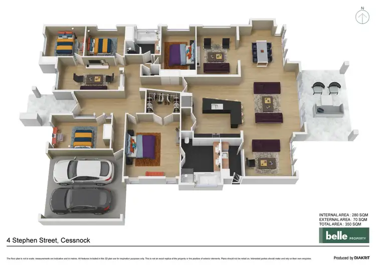 Floorplan of Homely house listing, 4 Stephen Street, Cessnock NSW 2325