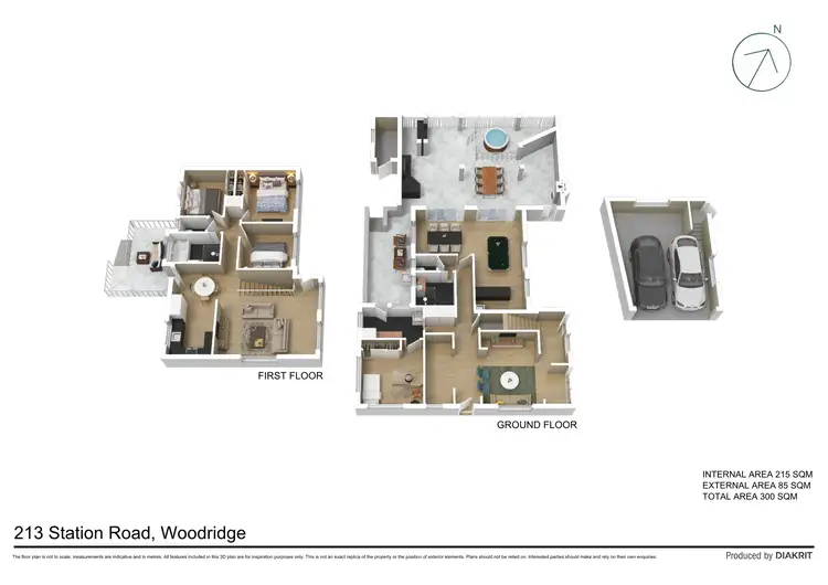 Floorplan of Homely house listing, 213 Station Road, Woodridge QLD 4114