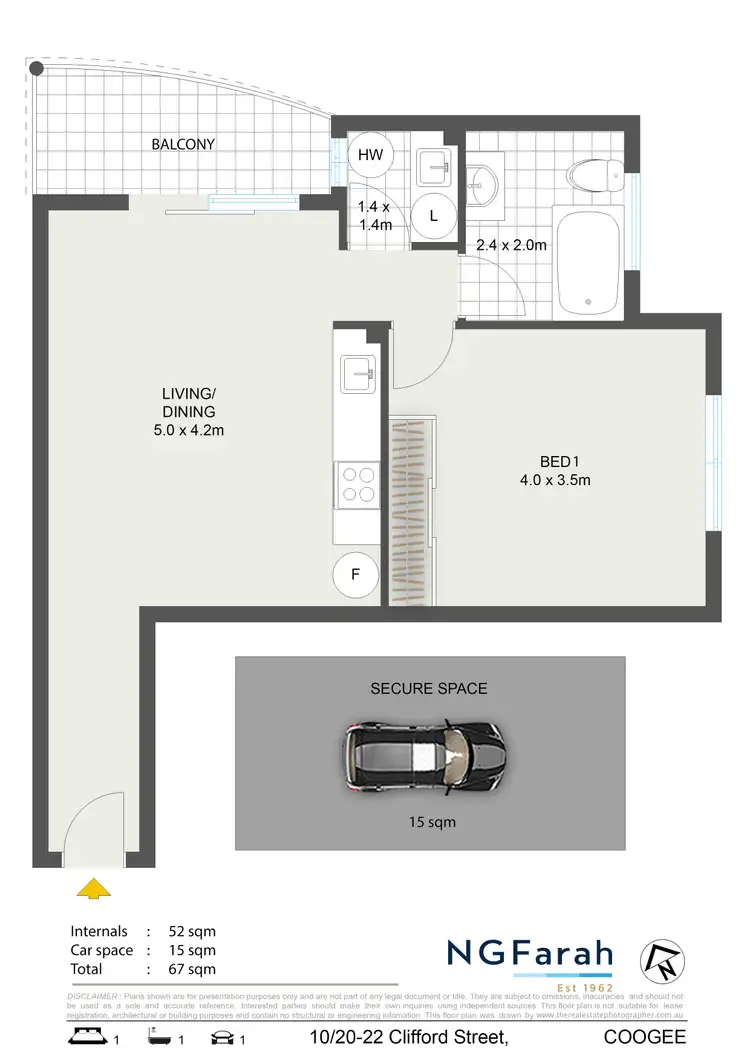 Floorplan of Homely apartment listing, 10/20-22 Clifford Street, Coogee NSW 2034