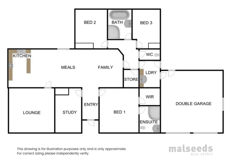 Floorplan of Homely house listing, 12 Dolomite Drive, Mount Gambier SA 5290