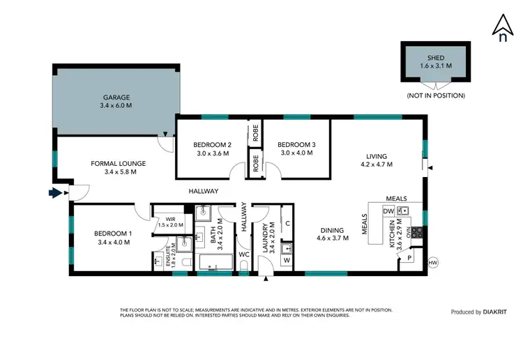 Floorplan of Homely house listing, 6 Cascade Crescent, Epping VIC 3076