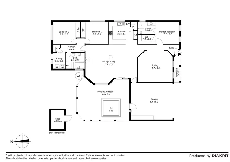 Floorplan of Homely house listing, 4 Windrest Place, Hastings VIC 3915
