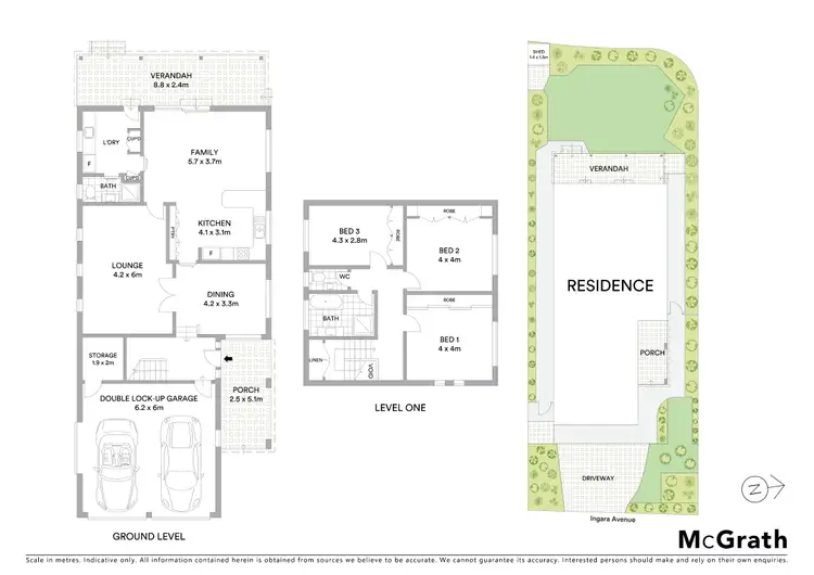 Floorplan of Homely house listing, 3 Ingara Avenue, Miranda NSW 2228