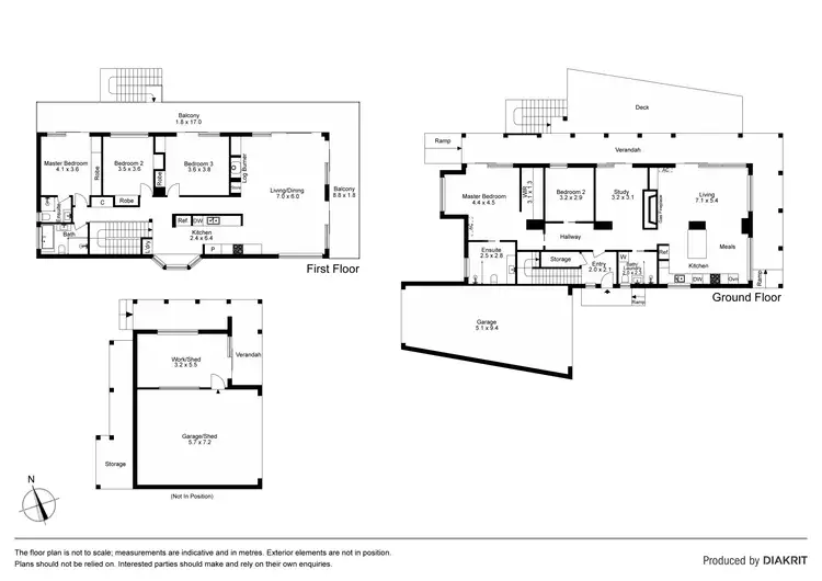Floorplan of Homely house listing, 44 South Beach Road, Somers VIC 3927