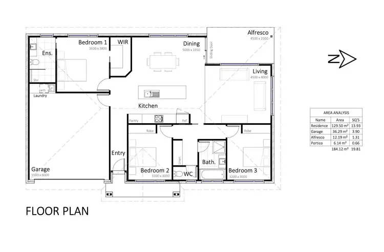 Floorplan of Homely land listing, 1 Brierly Street, Warrnambool VIC 3280