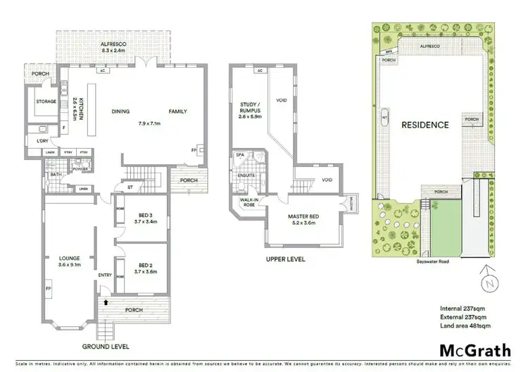 Floorplan of Homely house listing, 16 Bayswater Road, Newtown VIC 3220