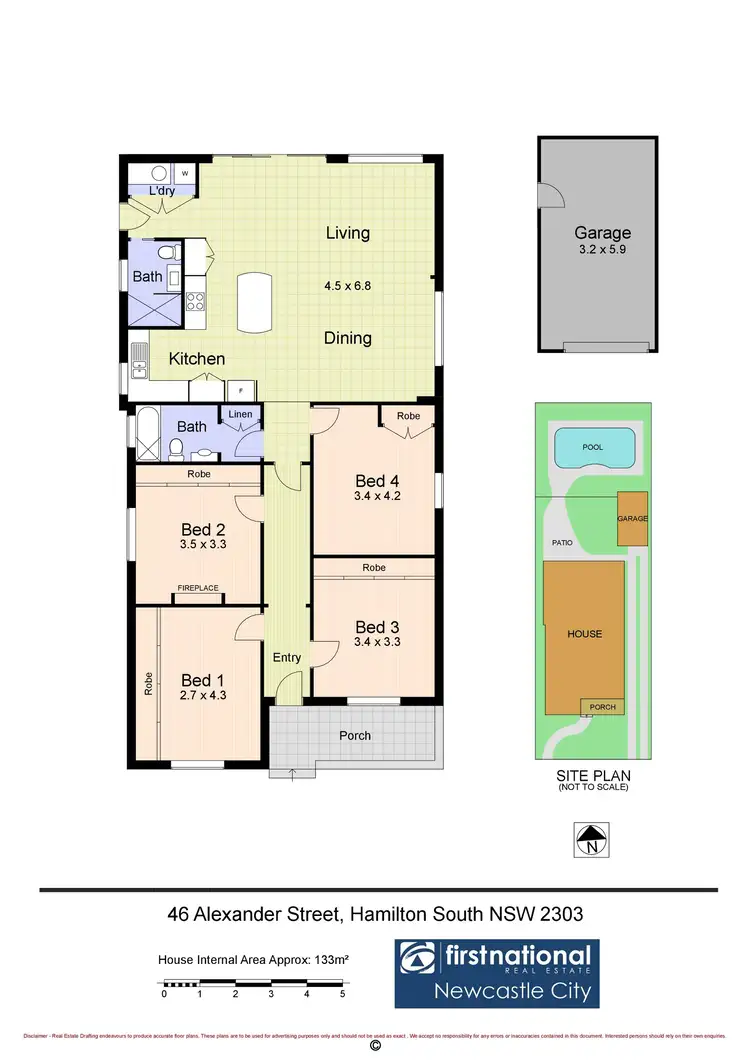 Floorplan of Homely house listing, 46 Alexander Street, Hamilton South NSW 2303