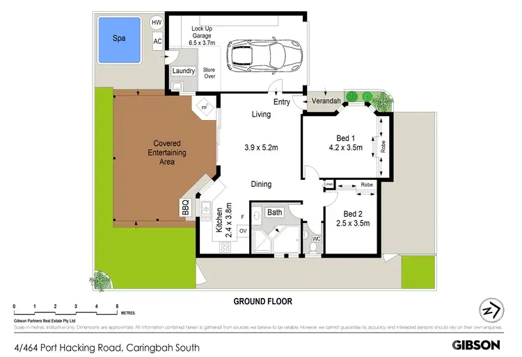 Floorplan of Homely villa listing, 4/464 Port Hacking Road, Caringbah NSW 2229