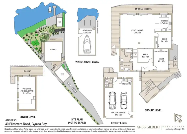 Floorplan of Homely house listing, 40 Ellesmere Road, Gymea Bay NSW 2227