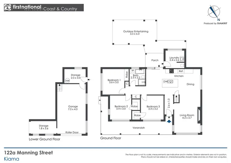 Floorplan of Homely house listing, 122A Manning Street, Kiama NSW 2533