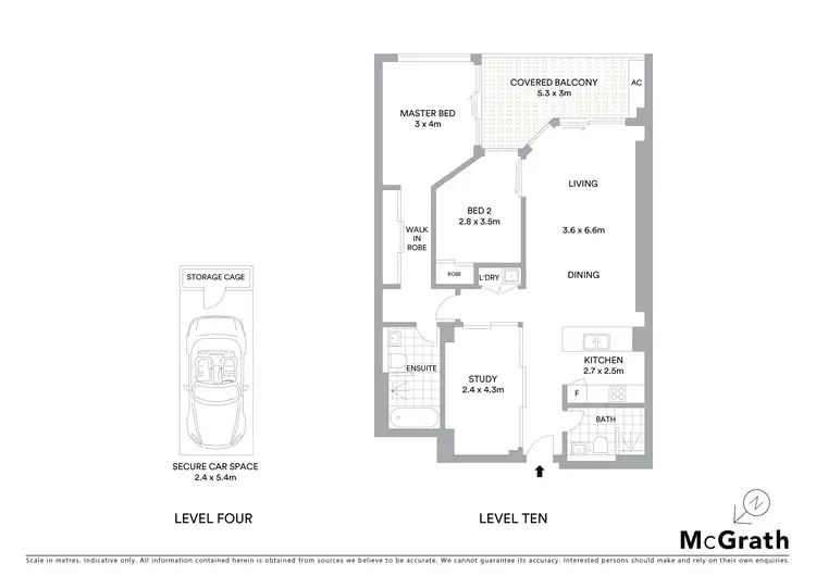 Floorplan of Homely unit listing, 1012C/5 Pope Street, Ryde NSW 2112