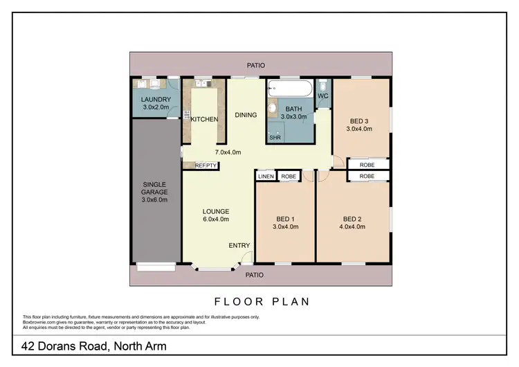Floorplan of Homely house listing, 42 Dorans Road, North Arm QLD 4561