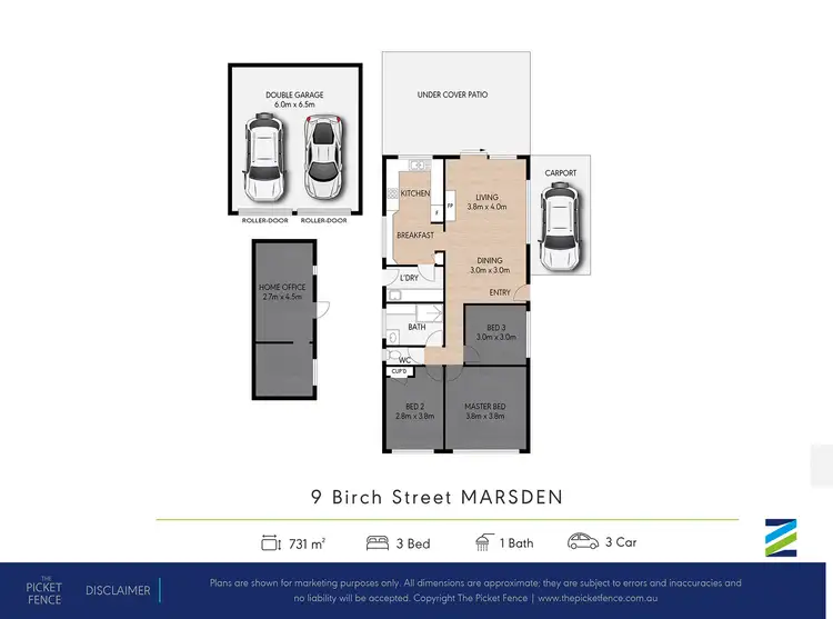 Floorplan of Homely house listing, 9 Birch Street, Marsden QLD 4132