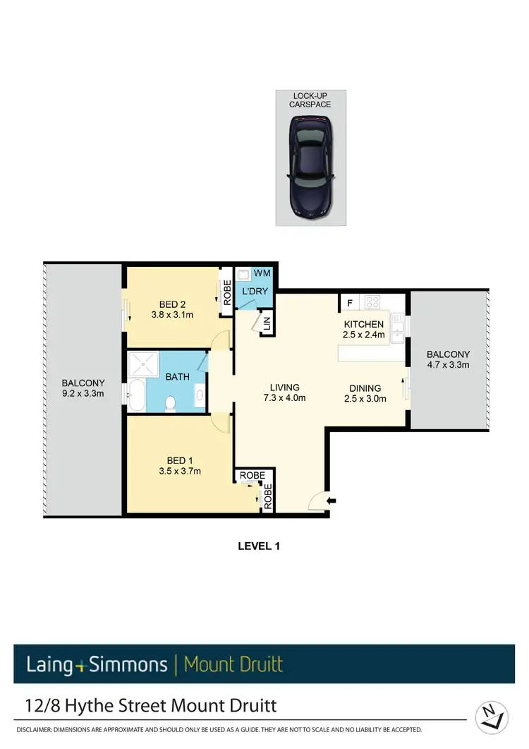 Floorplan of Homely unit listing, 12/8 Hythe Street, Mount Druitt NSW 2770