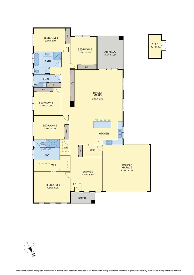 Floorplan of Homely house listing, 3 Needlewood Court, Gisborne VIC 3437