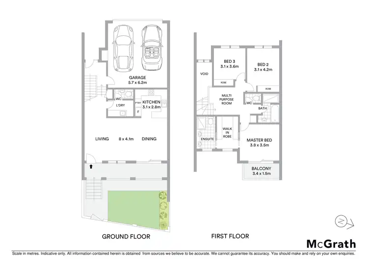 Floorplan of Homely townhouse listing, 119 Plimsoll Drive, Casey ACT 2913