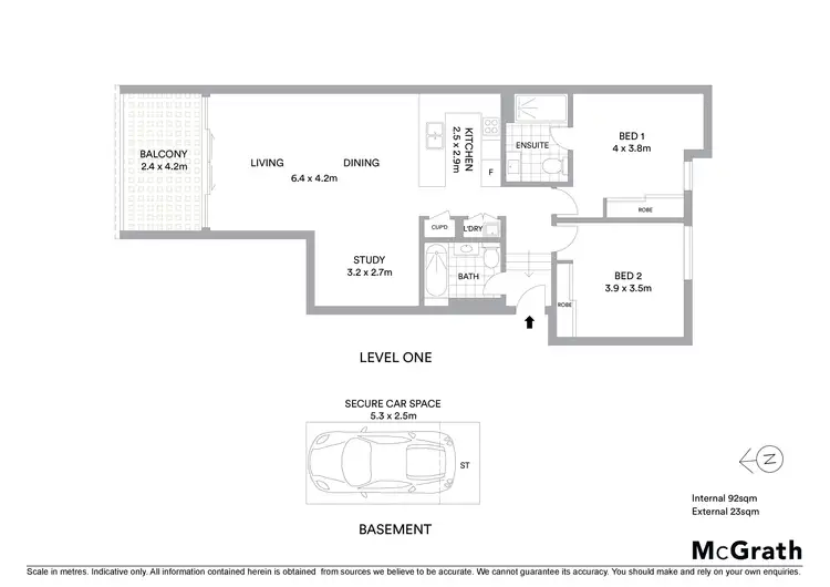 Floorplan of Homely apartment listing, 6/18 Hawkesbury Avenue, Dee Why NSW 2099