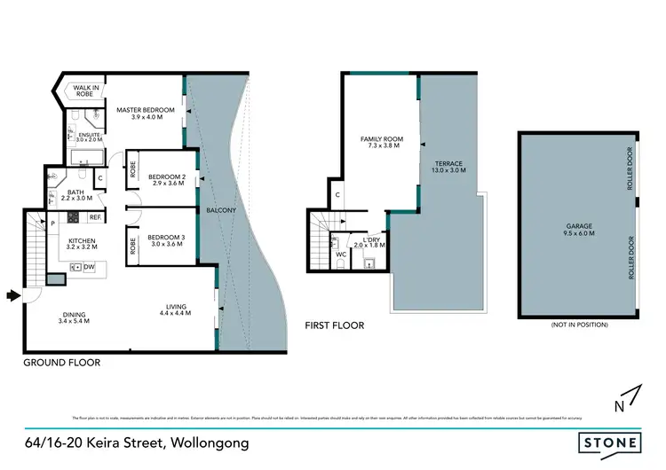 Floorplan of Homely apartment listing, 64/16-20 Keira Street, Wollongong NSW 2500