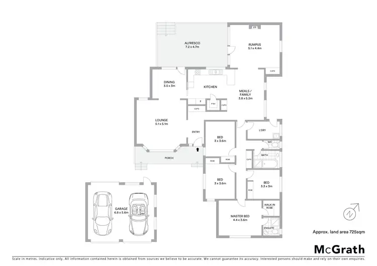 Floorplan of Homely house listing, 5 De Felice Place, Wantirna VIC 3152