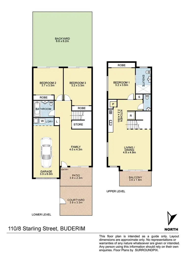Floorplan of Homely unit listing, 110/8 Starling Street, Buderim QLD 4556