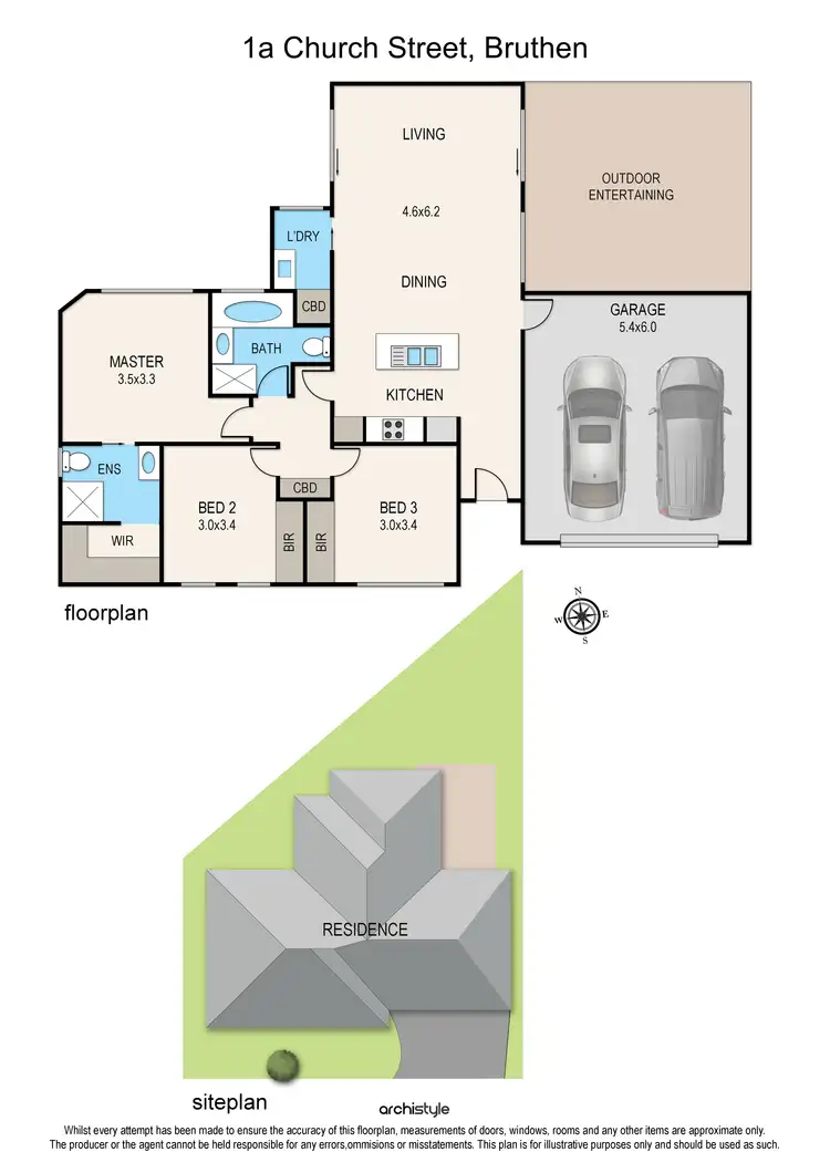 Floorplan of Homely house listing, 1A Church Street, Bruthen VIC 3885